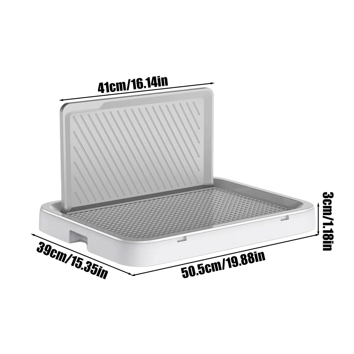 Bandeja De Baño Para Perros Impermeable para Interior y Exterior con Malla | Sanitario Canino Almohadilla De Piso Para Cachorros Para Casa Viajes Dormitorio