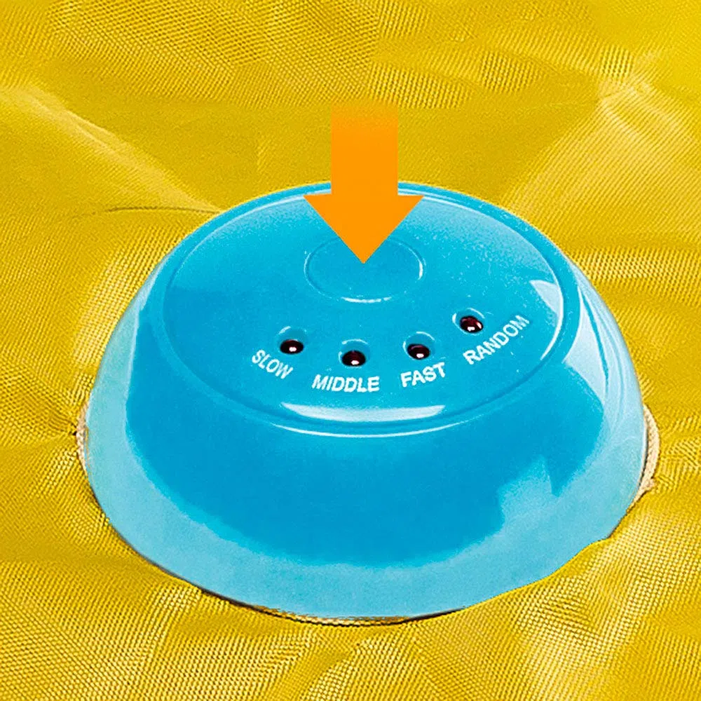 Ferplast Juguete para Gatos Predator, Juguete electrónico Interactivo para Gatos, Disco Giratorio, Que simula la Cola de un ratón moviéndose, Cuatro velocidades, Ø 61 x 8 cm
