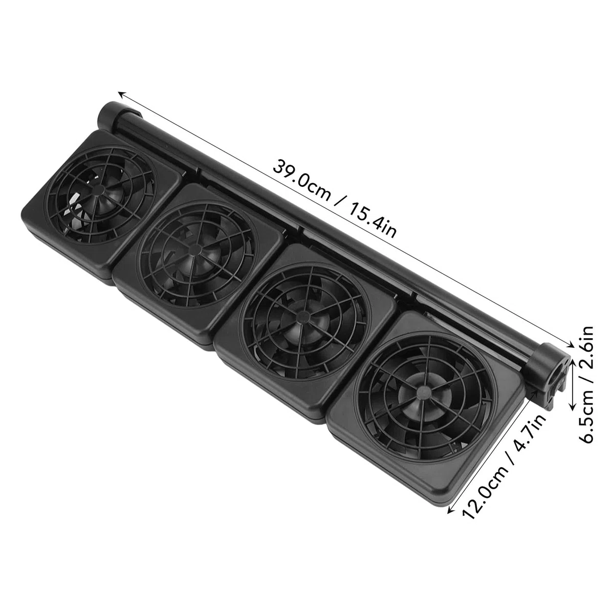 Pssopp Enfriadores de Acuario, Ventilador de Refrigeración para Tanque de Peces, Enfriador de Viento Frío para Tanque de Peces de 2 Niveles para Acuario Y Pecera