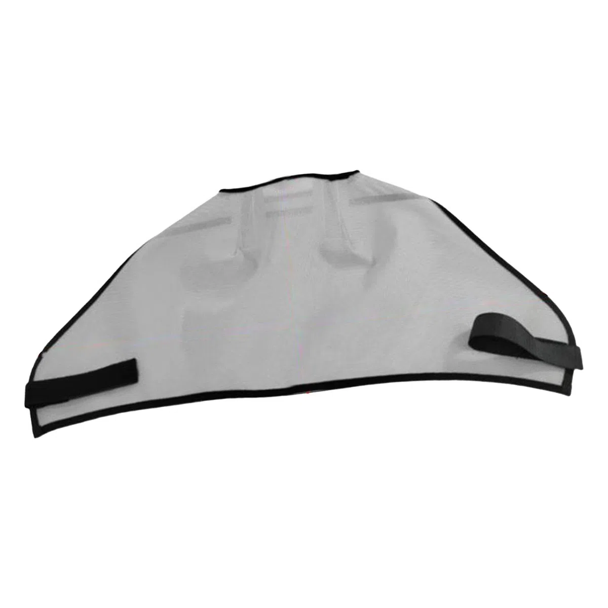 Máscara Antimoscas para Caballos, Protección Solar Facial, Malla PVC, Gris
