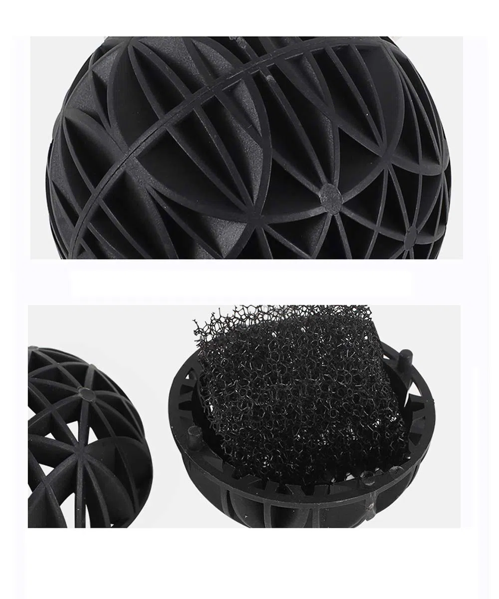 Bolas de acuario bio, bola de filtro de acuario medios bio, 80 piezas (56 mm)