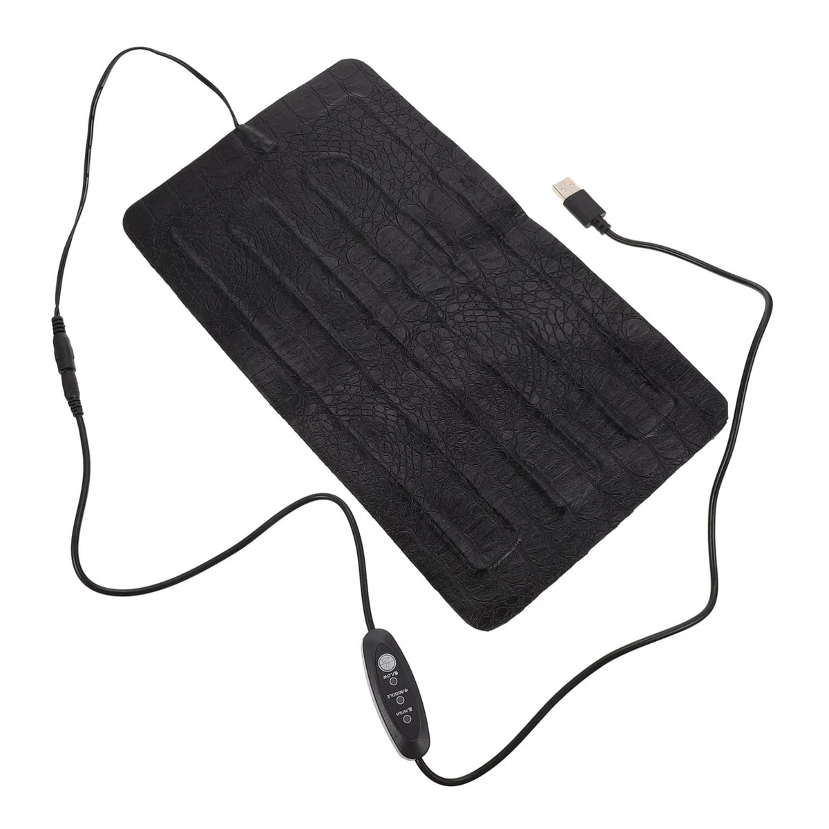 GALPADA Alfombrilla Térmica para Reptiles con Control USB de Temperatura Calentador Eléctrico Antirrasguños para y Tortugas Protector para Mascotas Pequeñas Invierno