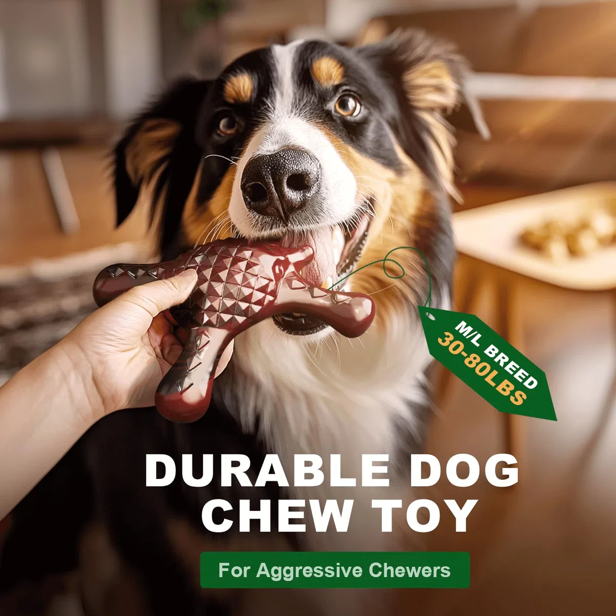 Juguetes resistentes para perros masticadores agresivos, juguetes masticables indestructibles para perros de razas medianas y grandes, juguetes para perros súper duraderos para la dentición, juguete