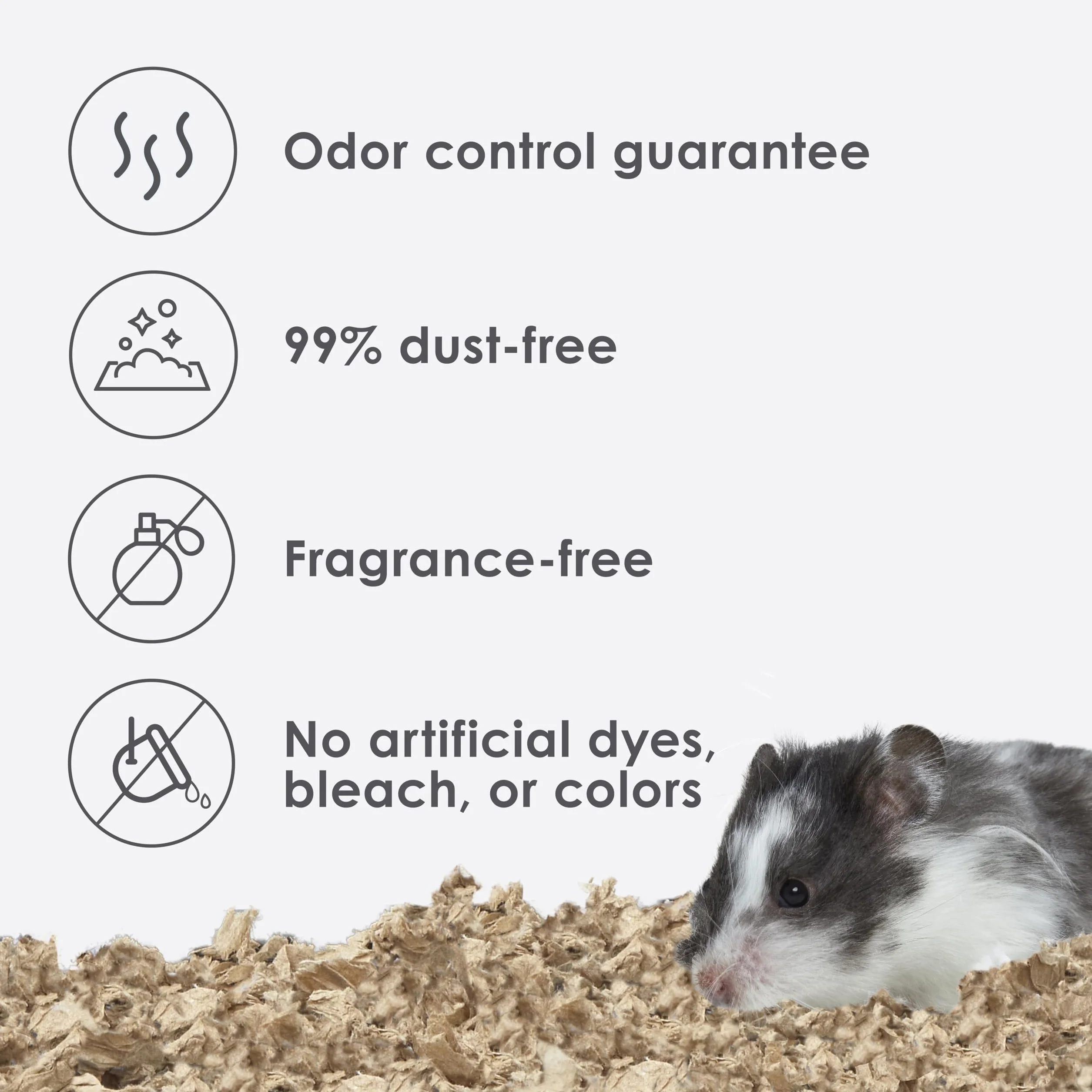 Kaytee Clean & Cozy - Ropa de Cama Natural para Mascotas de Animales pequeños SIOC 2/50 litros, Color marrón