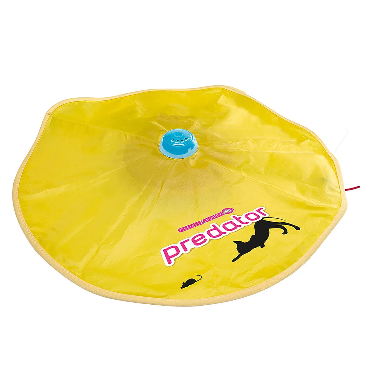 Ferplast Juguete para Gatos Predator, Juguete electrónico Interactivo para Gatos, Disco Giratorio, Que simula la Cola de un ratón moviéndose, Cuatro velocidades, Ø 61 x 8 cm