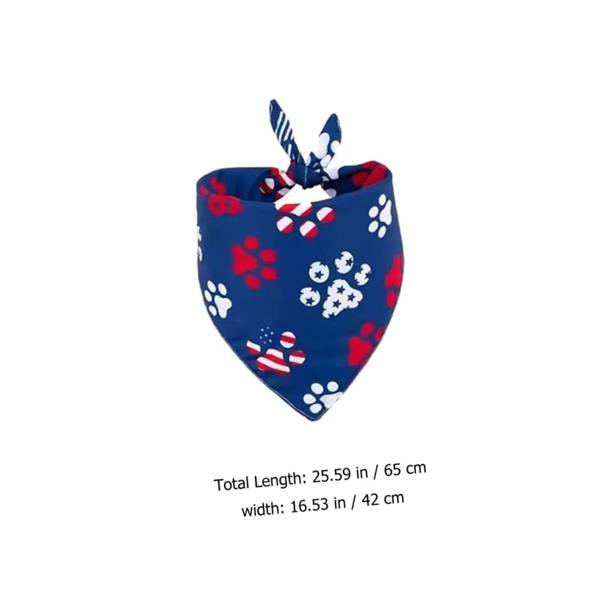 Sosoport 20piezas Pañuelos Triangulares para Mascotas Bandanas Decorativas De Día Independencia para Perros y Gatos Kit De Bufandas Ligeras y Cómodas para Mascotas