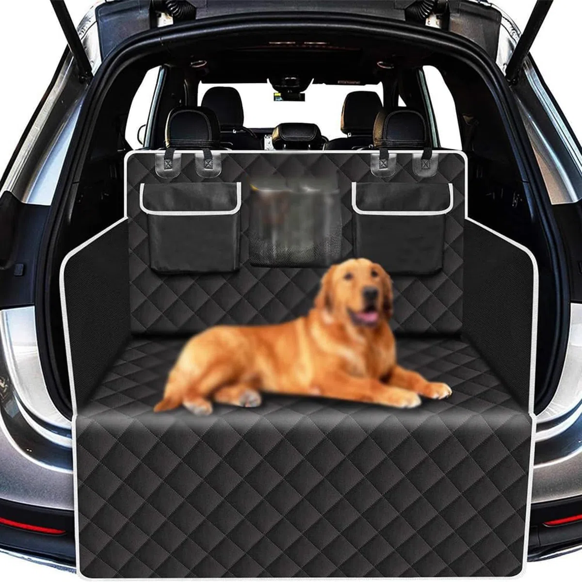 Funda para Maletero de Coche para Perros para Peugeot 208 2019-2023 2024, Universal Protector de Maletero para Perro Perro Funda Maletero Cubierta,C
