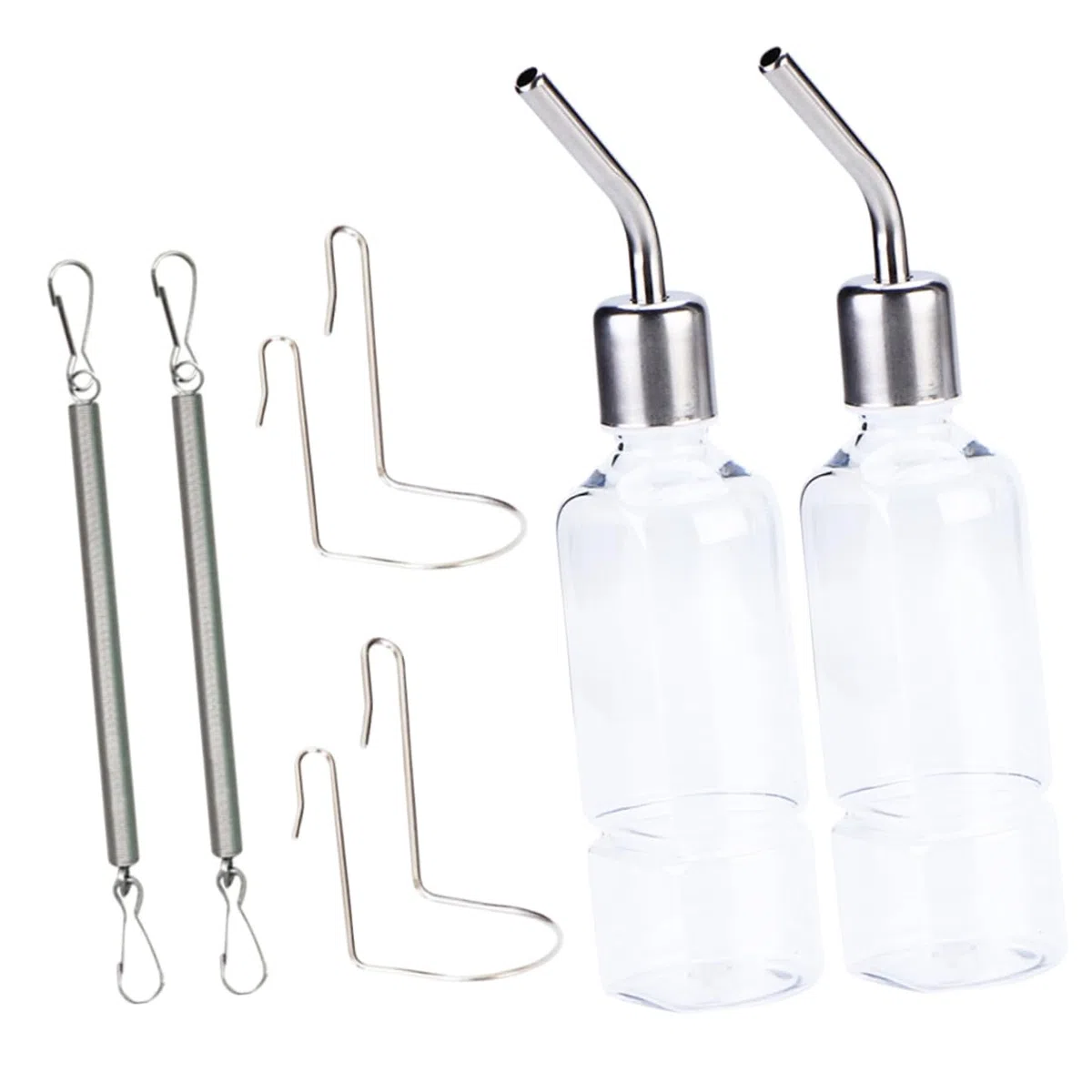 INOOMP 6 Uds Botella De Agua Potable para Mascotas Dispensador De Agua para Conejillo De Indias Bebedero para Hámster Botella De Agua para Conejillo De Indias Botella De Agua