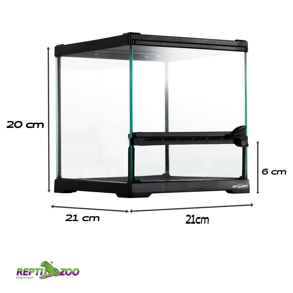 ReptiZoo Terrarium 1 Puerta 21 x 21 x 20 cm