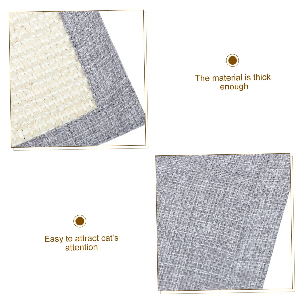 DOITOOL Protector contra Arañazos para Gatos Funda de Sofá de Sisal, Resistente y Entretenido, Adecuado para Oficina y Hogar, Protege Muebles y Reposabrazos