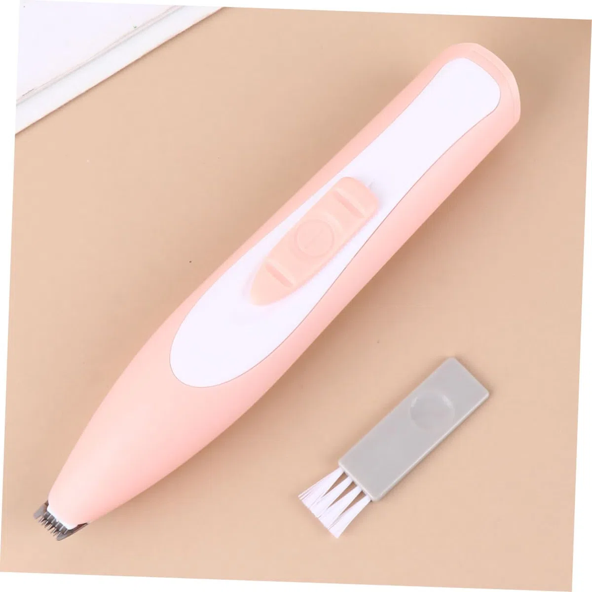 Happyyami 2piezas Cortadora De Pelo Para Mascotas Eléctrica Rosa Recortadora Segura Para Perros y Gatos Cabezal De Inoxidable Eficiencia y Durabilidad Peluquería De Mascotas
