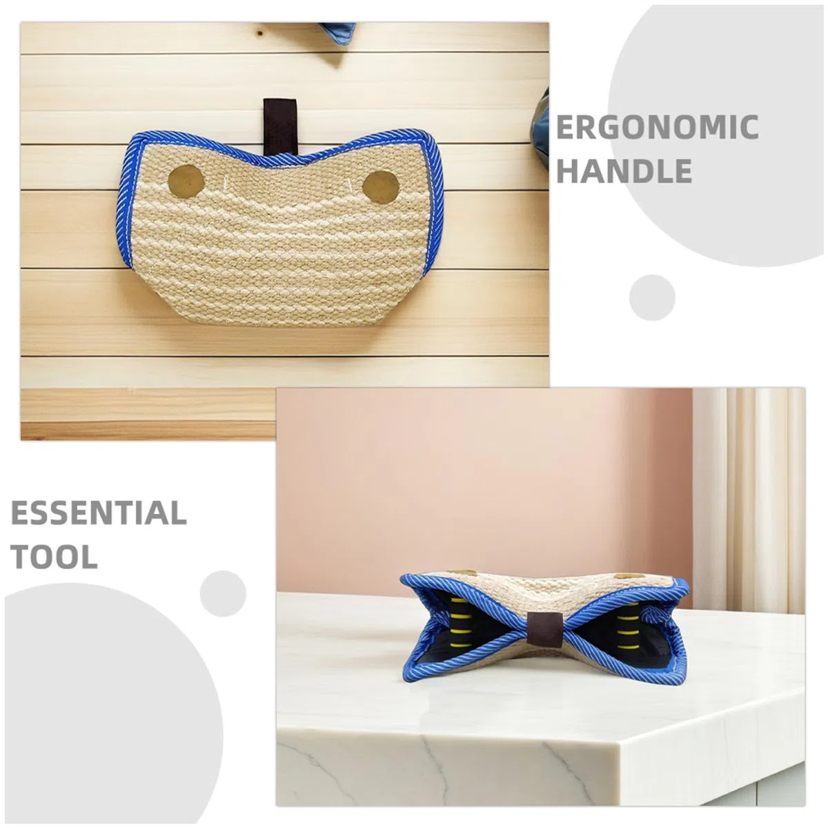 BESPORTBLE Almohada de Jute con Asa Entrenamiento, de Mordida para Perros