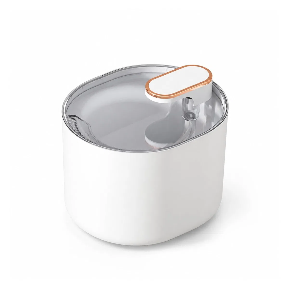 Fuente De Agua para Gatos 3 litros con Sensor Movimiento | Plástico, Luz LED, Ultra Silencioso, Bebedero Mascotas, Dispensador Perros(White)
