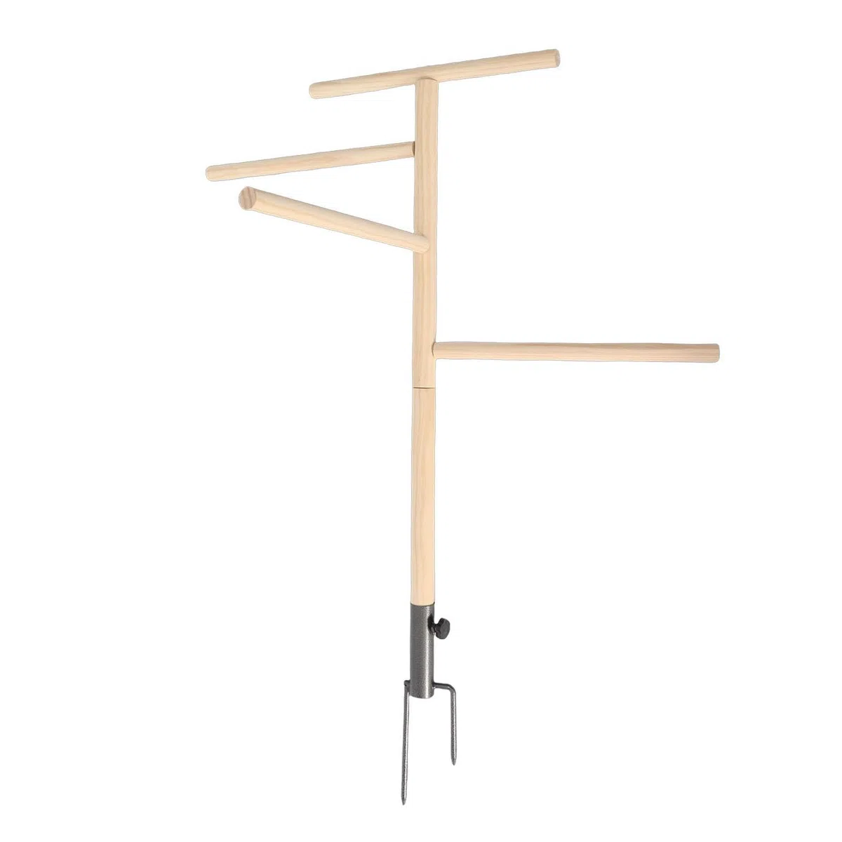 Hidyliu Percha de Madera para Gallinas para Dormir y Jugar en el Gallinero 1 Unidad Premium Pino y Hierro