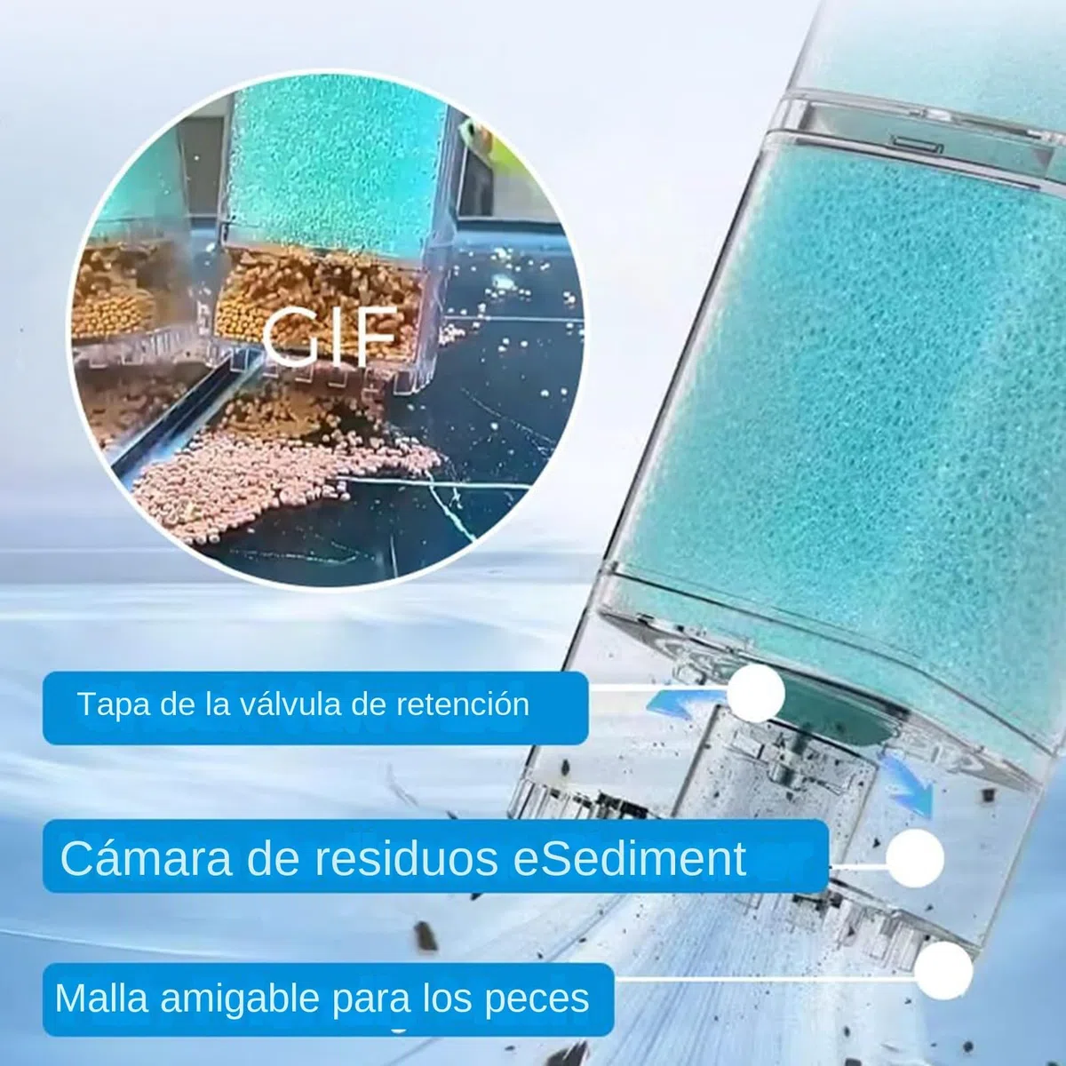 Genérico Filtros para Peceras Filtración Clear Wave Maker | Filtros Internos Sumergibles Peceras Agua Dulce Hogar Cría Marino Oficina Camarón