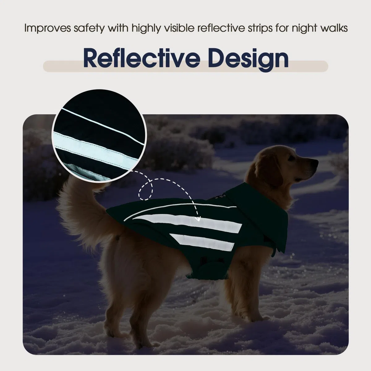 IECOii Abrigo de invierno para perro, impermeable, resistente al viento y reflectante, chaqueta de nieve ajustable y con forro polar para aventuras al aire libre de Pitbull, verde, tallas XL