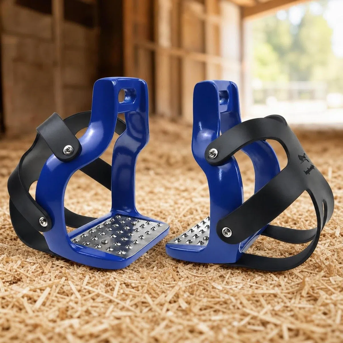 Harilla Estribos de Equitación, Estribos de Alta Resistencia, Jaula de Aluminio, Accesorios para Sillas de Montar.