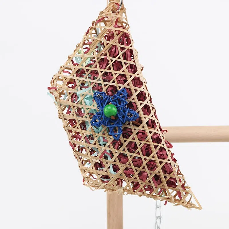 Puesto de pájaros Combinación de Varios Juguetes, Loro, Casino, Juguete for morder, Escalera for Escalar, en la Nube, Anillo oscilante, for pájaros, Puente Colgante
