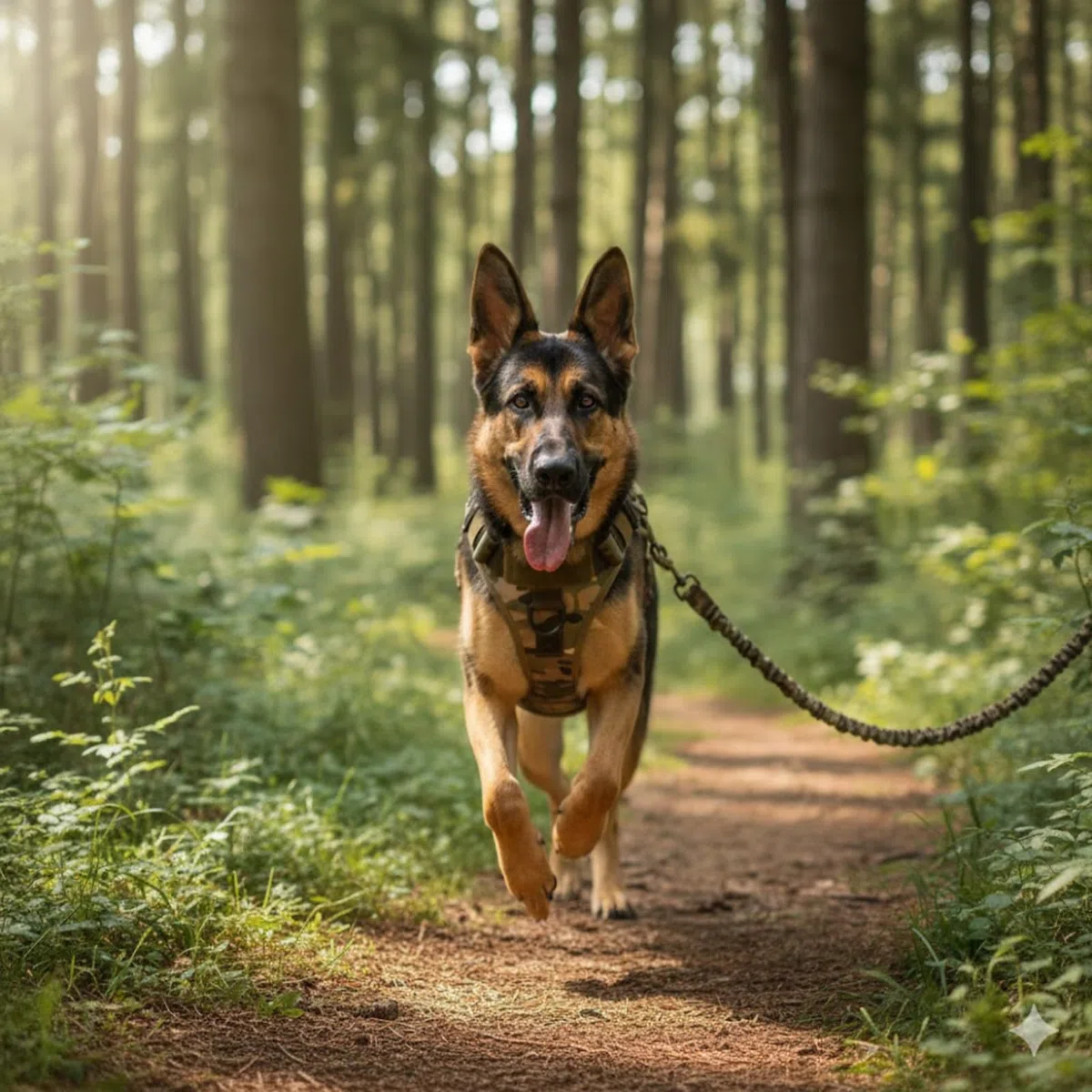 Arnés táctico de nailon 1000D para perro, reflectante, chaleco para mascotas con doble bucle de control, asa lateral, correas Molle para entrenar aventuras al aire libre