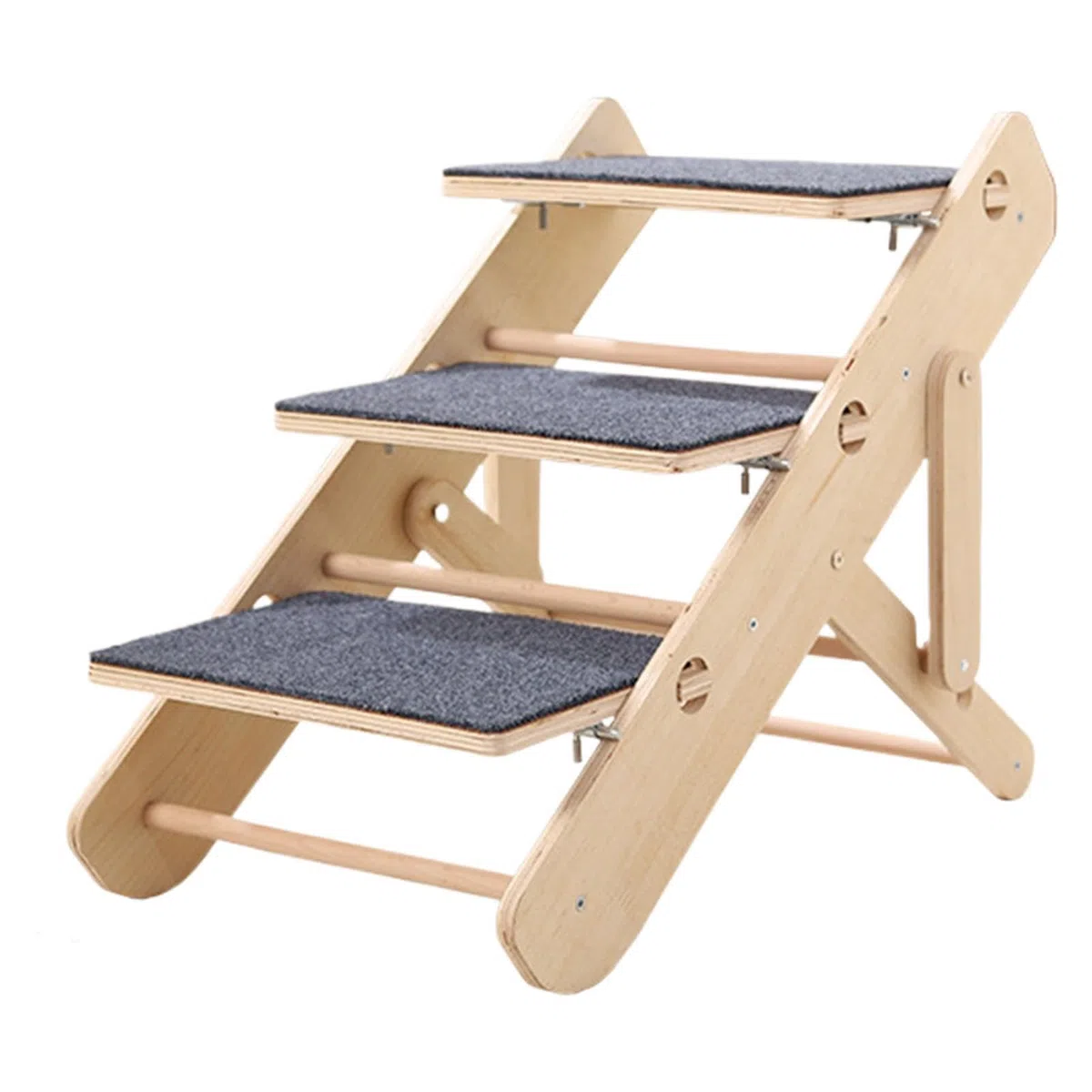 Rampa para Perros Plegable Escaleras Plegables Estables para Mascotas | Para Subir a la Cama o al Sofá Para Subir a Camas, Sofás y Sillones en Casa
