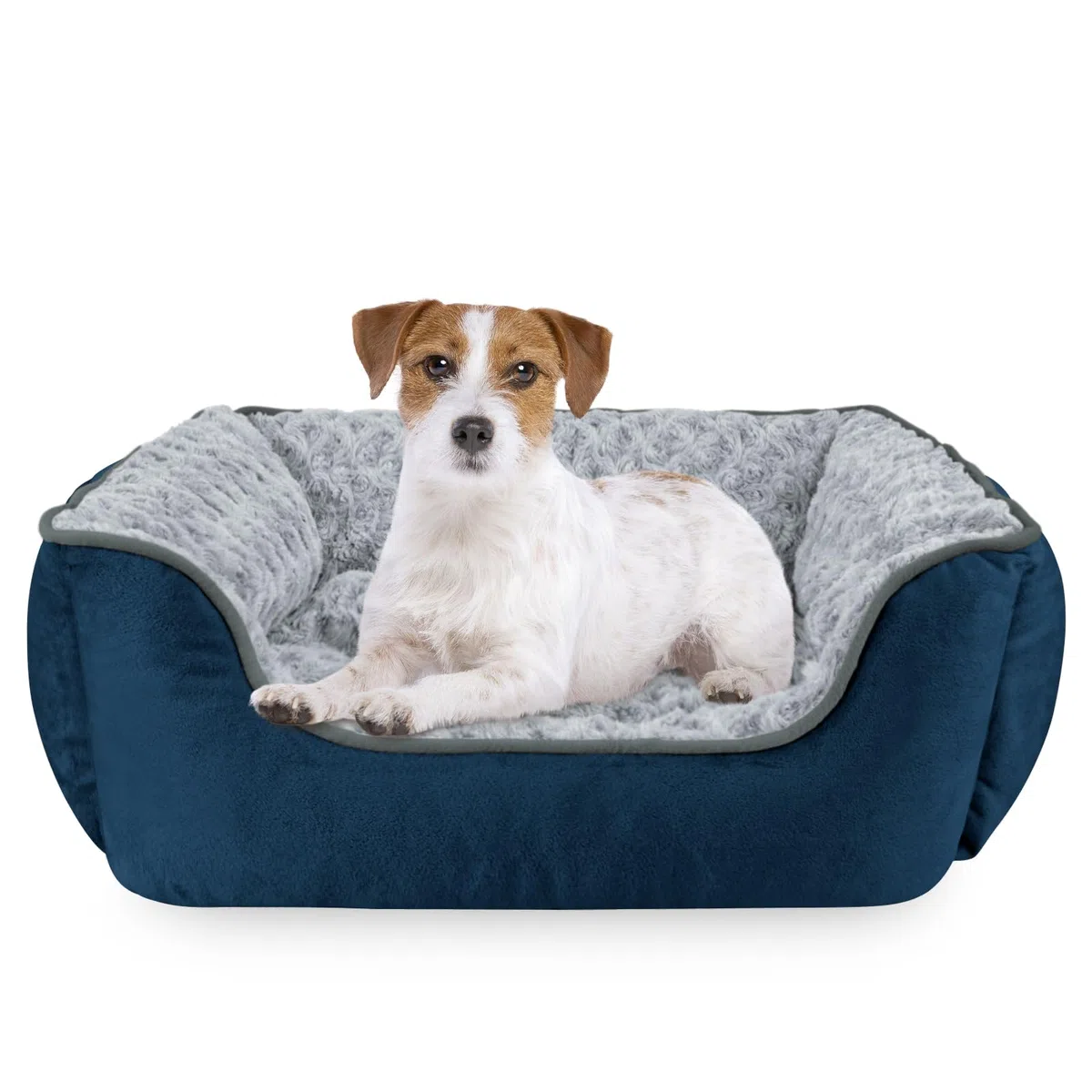 JOEJOY Cama Rectangular para Perros Grandes, medianos y pequeños, sofá Cama ortopédica Lavable, Suave y Transpirable, Cama calmante Duradera para Perros con Parte Inferior Antideslizante, Varios