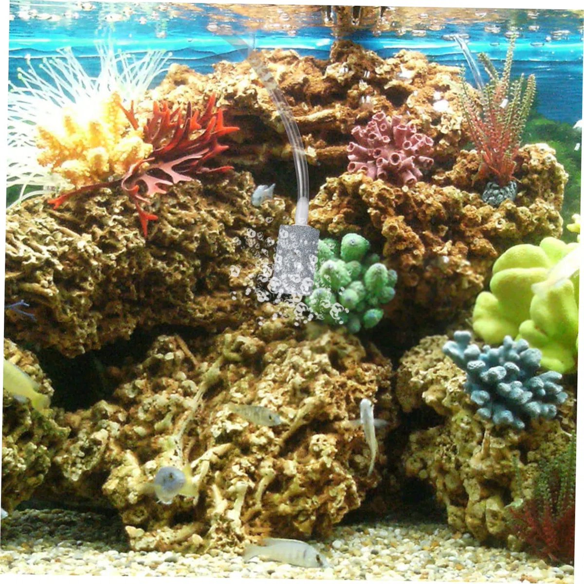 BESPORTBLE 3piezas Bomba De USB Silenciosa para Acuario Aireador Portátil Compacto para Peceras Aumenta El Agua para Acuarios Pequeños y Mascotas