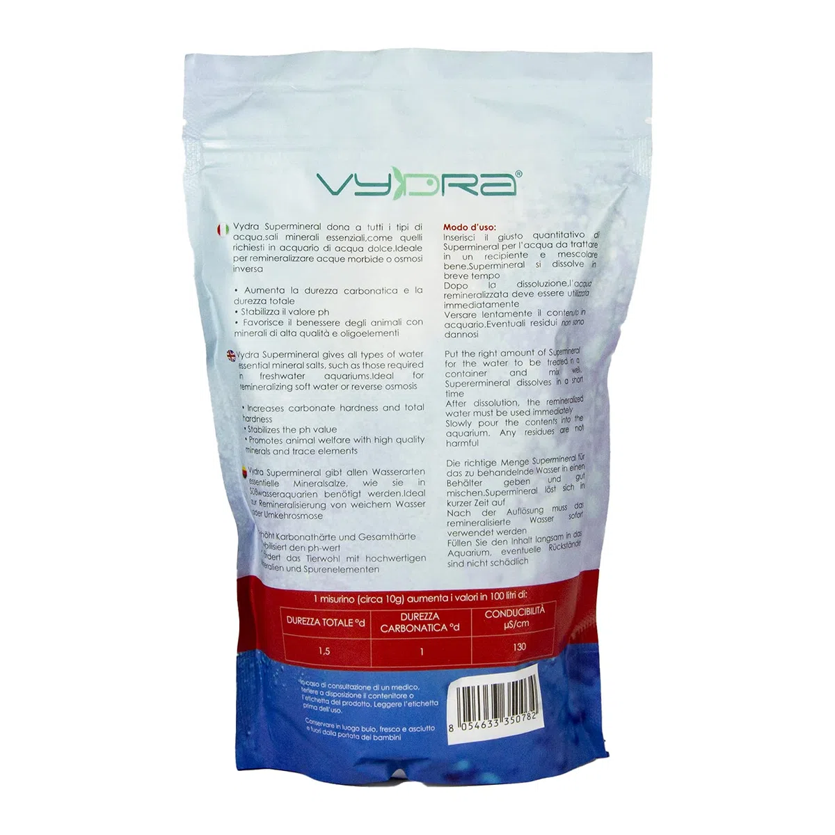 Vydra SUPERMINERAL SALI REMINERALIZZANTI OSMOSI Acquario Discus Ciclidi Aquascaping Piante (900g)…