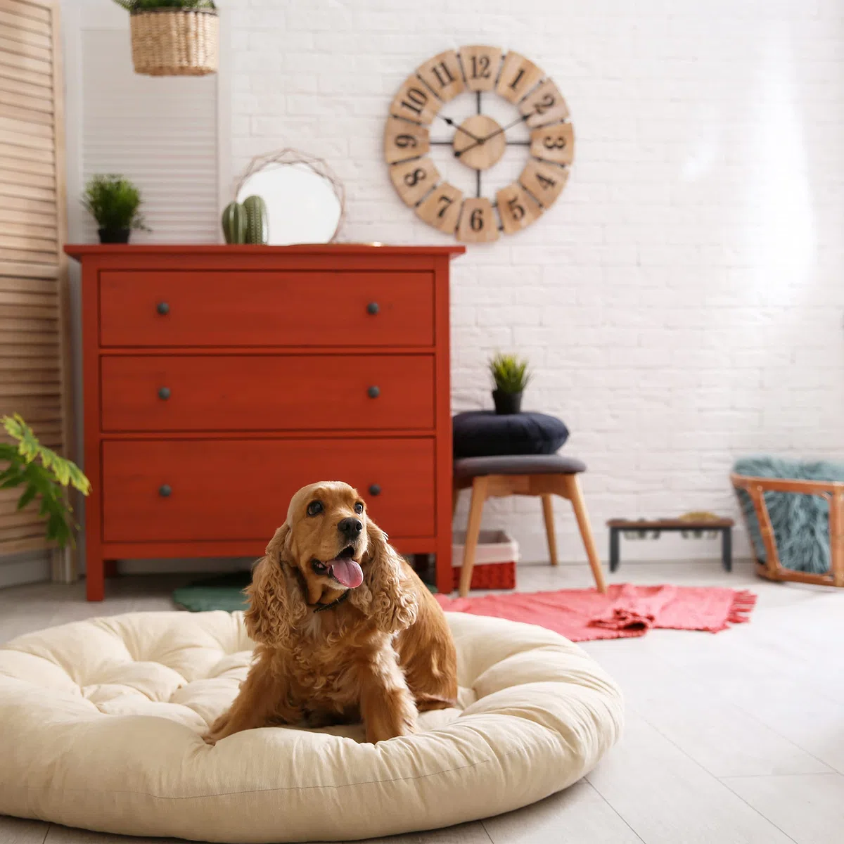 Relaxdays Napfständer Comedero Elevado para Perro, Soporte Alto de Madera Mango, 16,5x42x21cm, 2 Cuencos Acero INOX. 1000ml, Marrón, 1000 ml