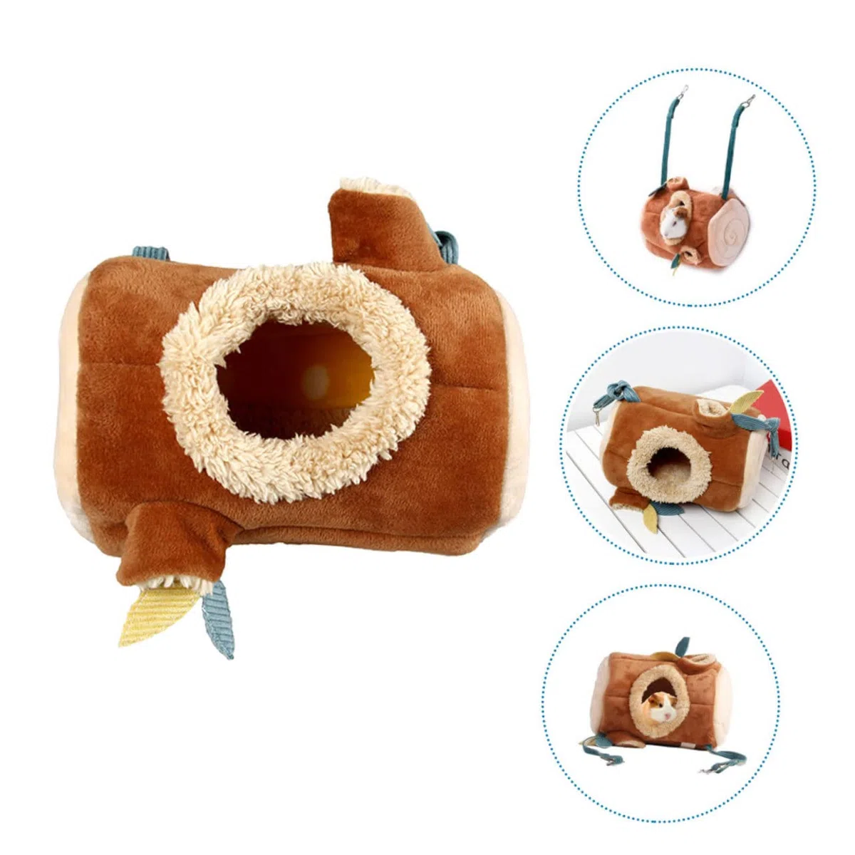 POPETPOP 2piezas Hamaca Colgante Cálida para Hámster y Cama Agradable para Roedores Accesorio para y Chinchillas