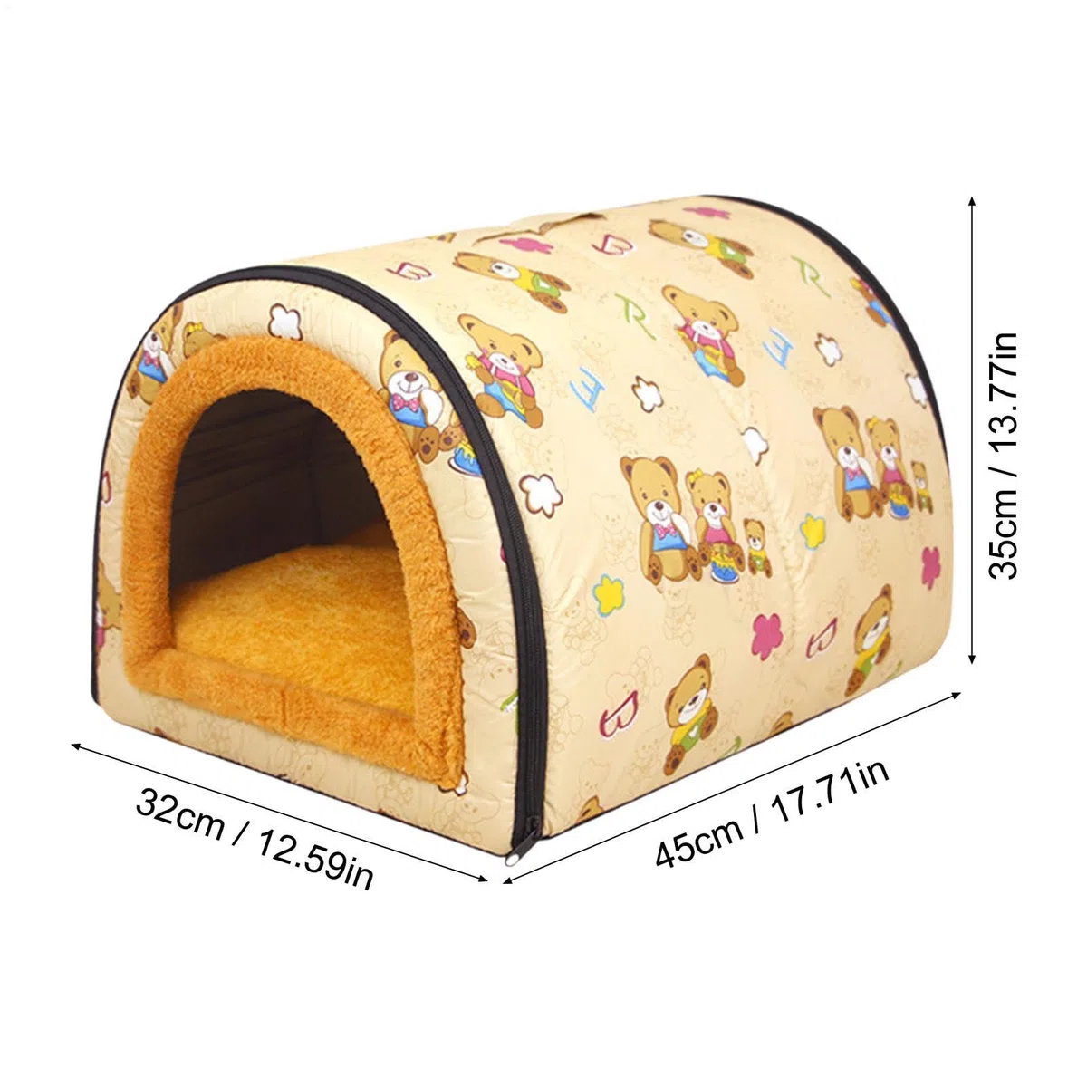 Cama cueva para gatos, cueva portátil para gatos y perros