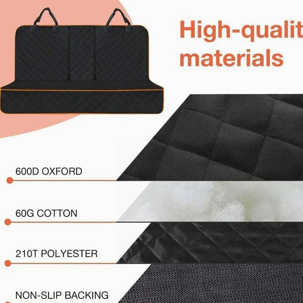 Funda para Asiento De Coche Perros para Buick Enclave Encore Insignia Regal, Prueba De ArañAzos E Impermeable Funda para Asiento Trasero De Coche para Perros