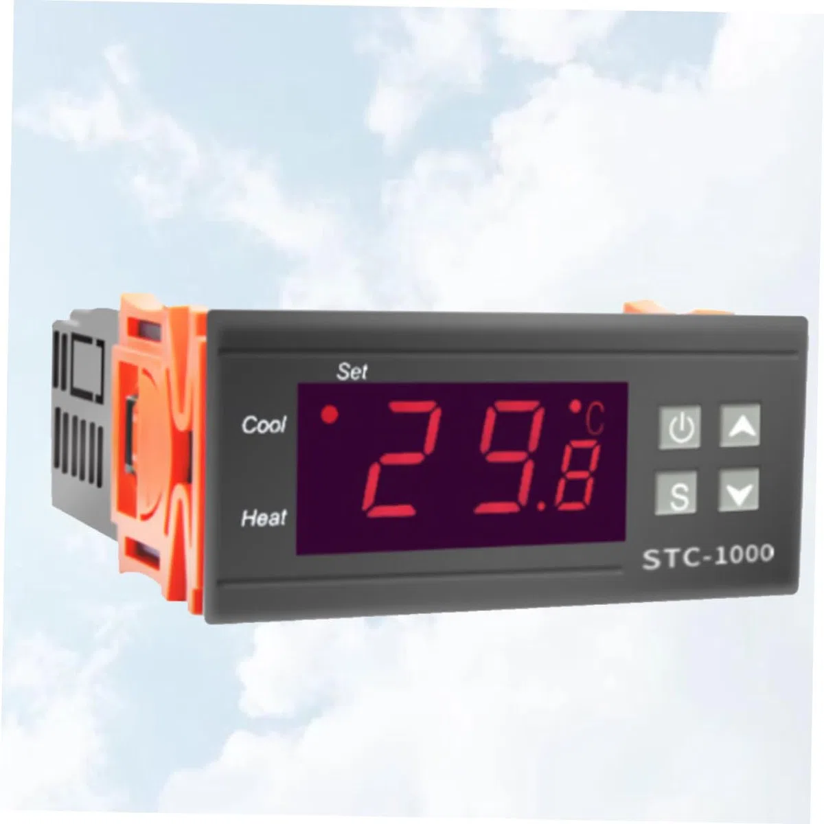DOITOOL 2 Piezas elegante termostato incubadora pecera controlador de interruptor controladores de interruptores tanque de peces termostato controlador de temperatura del acuario cambiar