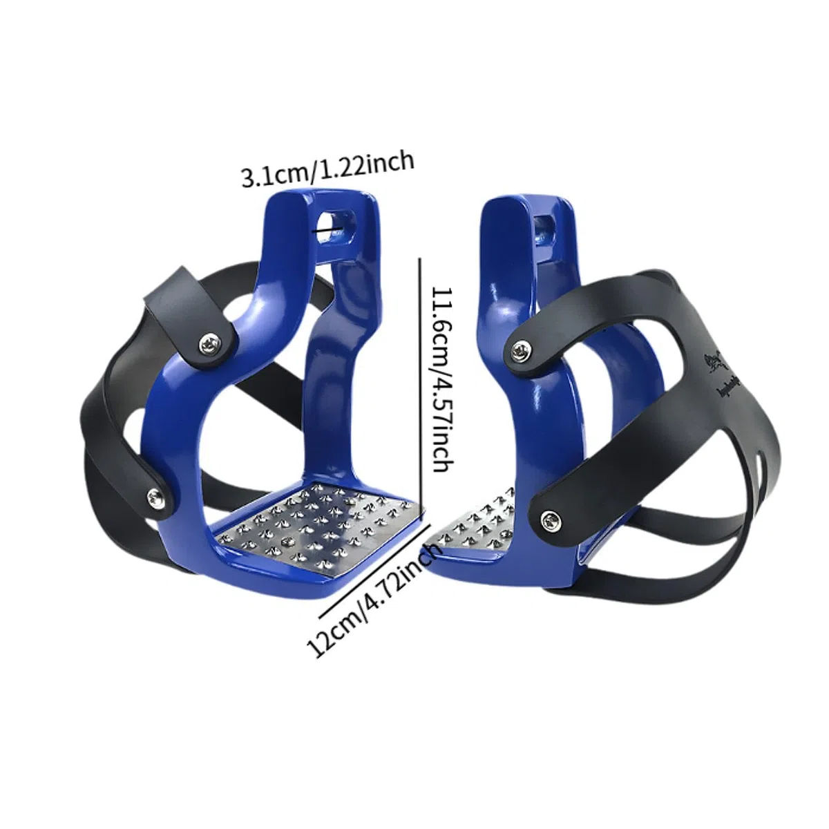 Harilla Estribos de Equitación, Estribos de Alta Resistencia, Jaula de Aluminio, Accesorios para Sillas de Montar.