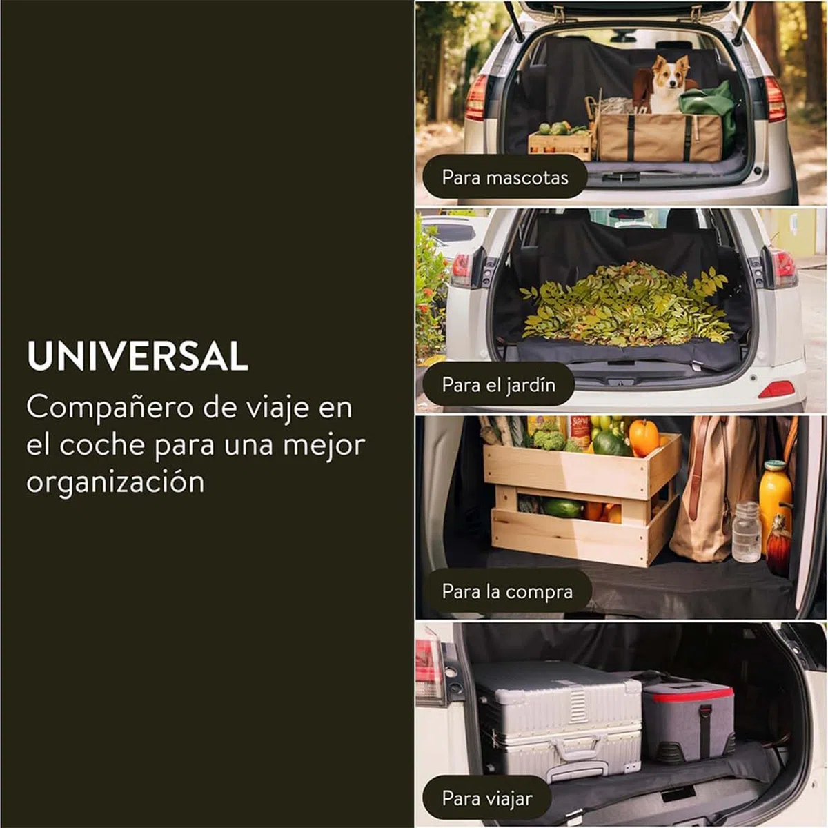 Funda Maletero Coche Perros para BMW X1 xDrive 18d 20i 20d 25i 25d