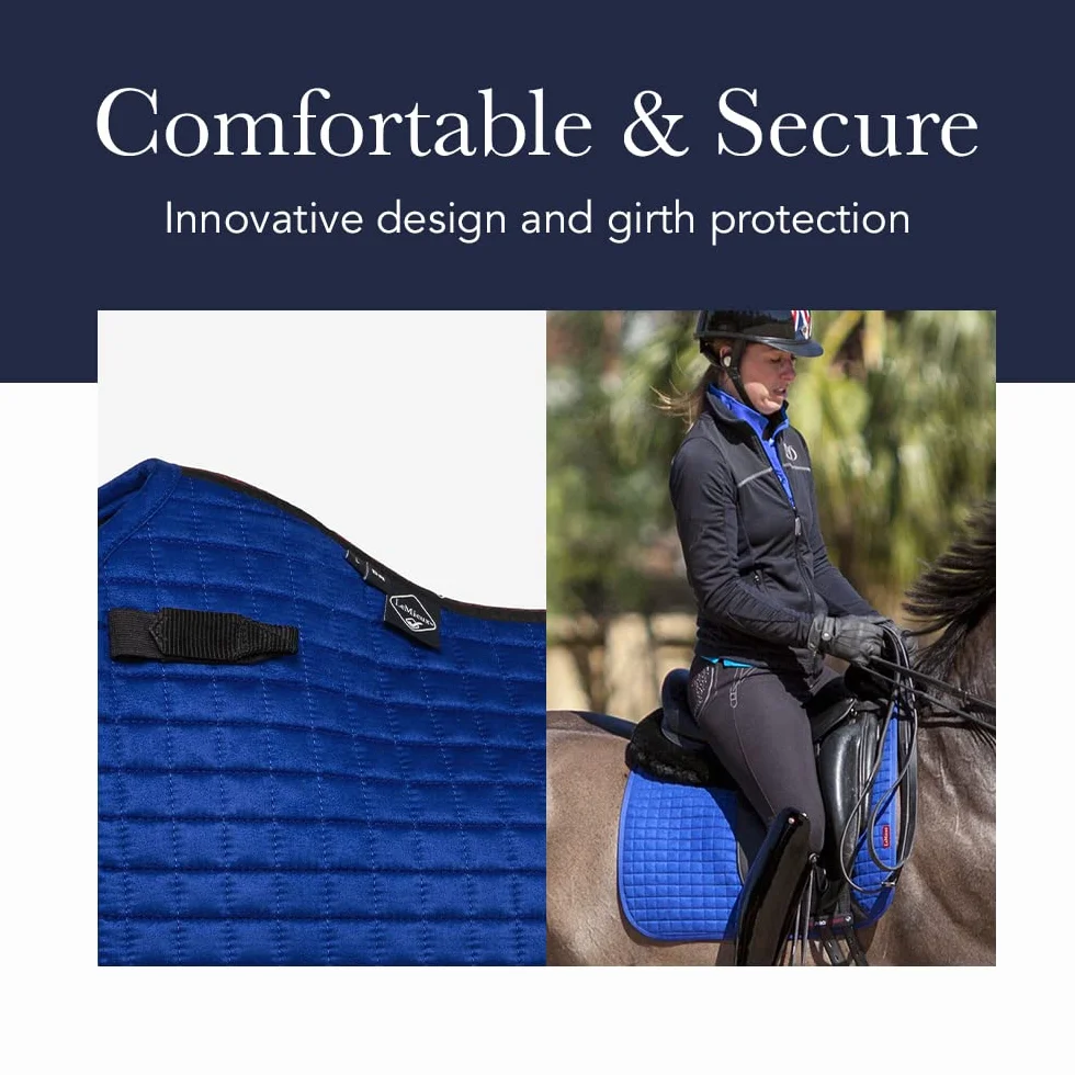 LeMieux Almohadilla de sillín de doma - Almohadillas de sillín inglesas para caballos - Equipo y accesorios de equitación ecuestre
