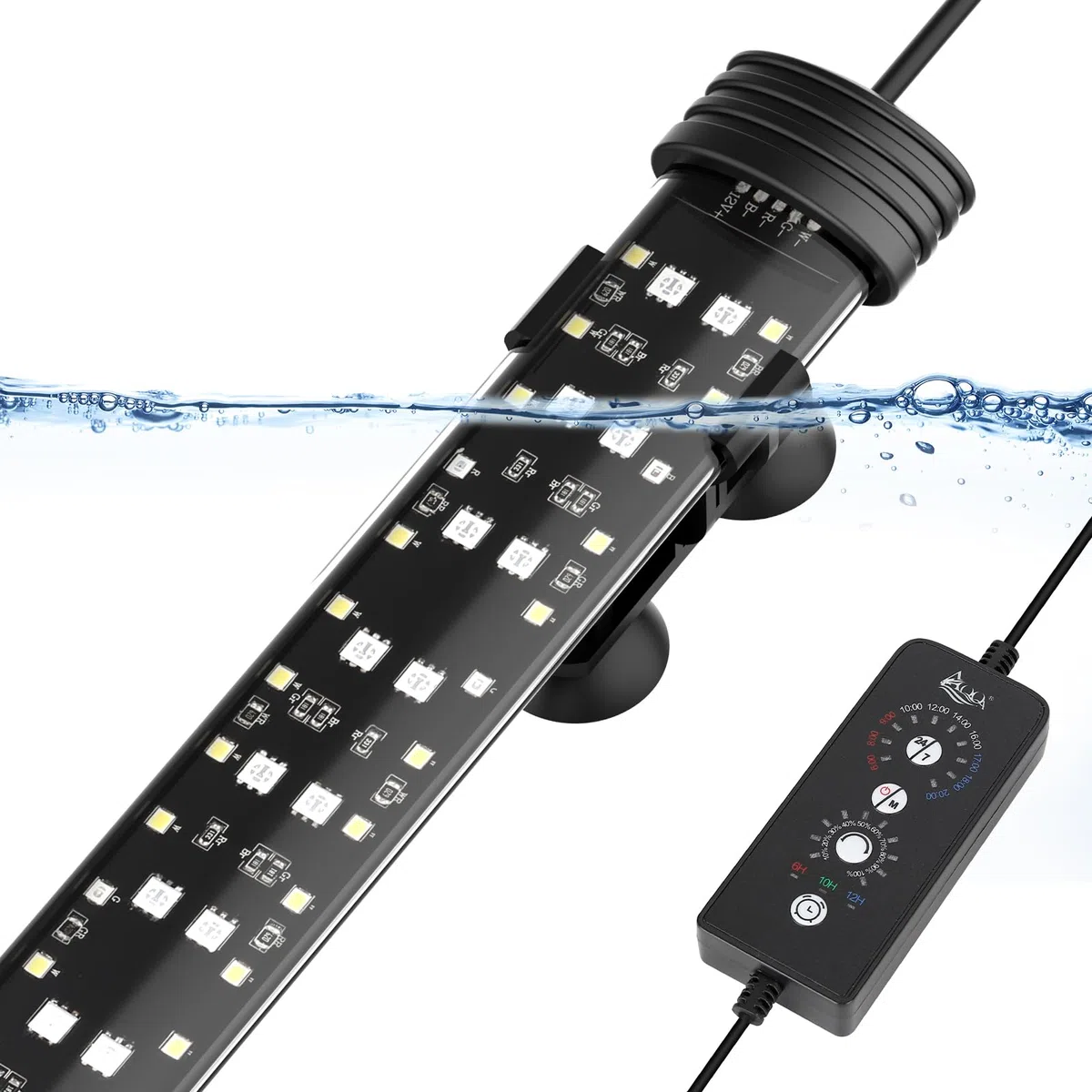 AQQA Iluminación LED para acuario, luz para acuario (36 W)