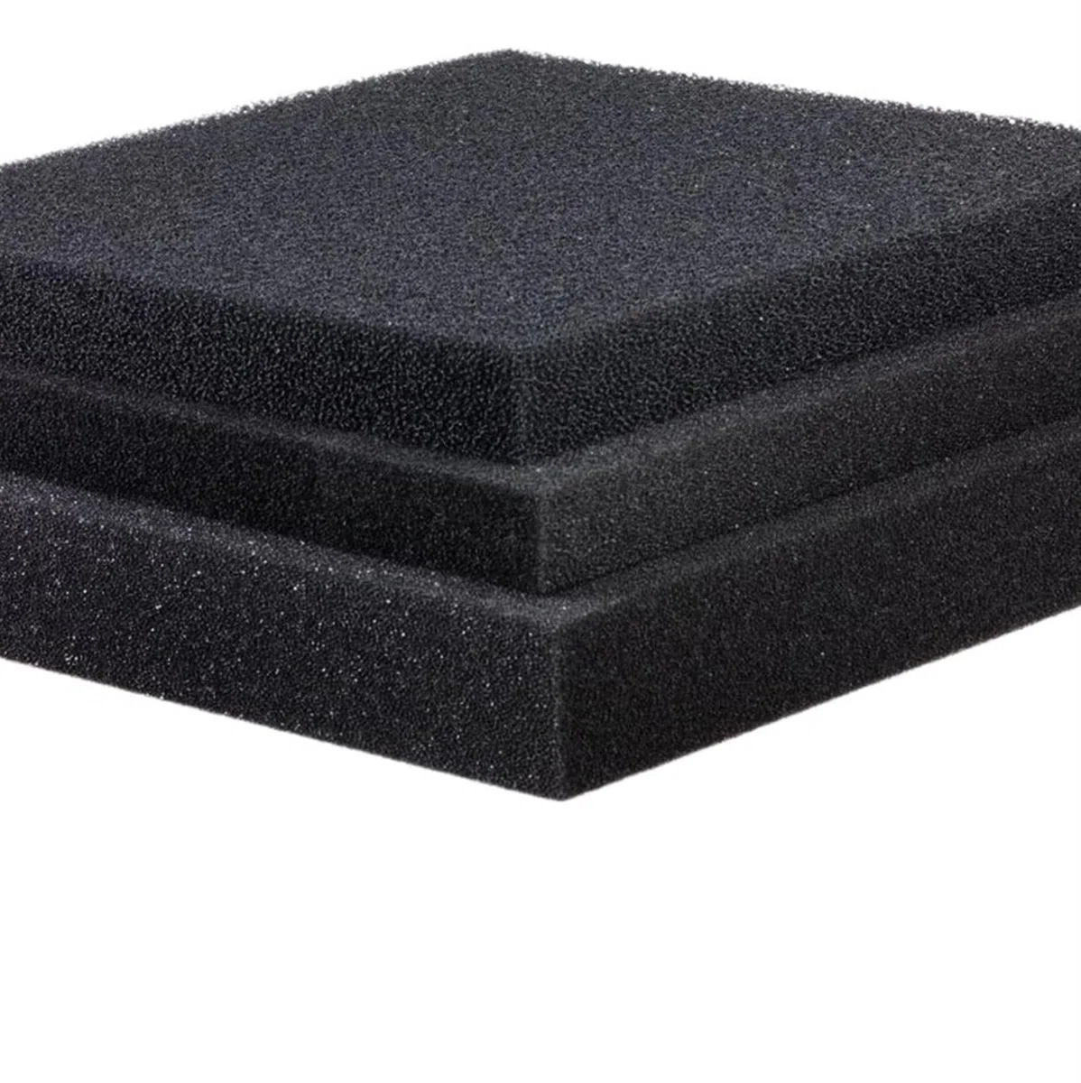 Perlon para Filtro Acuario Accesorios for acuarios Filtro de algodón bioquímico Práctico Filtro Esponja Espuma for Estanque Peces Negro Múltiples tamaños 15/25/35/50 PPI(100x50x5cm,50PPI)