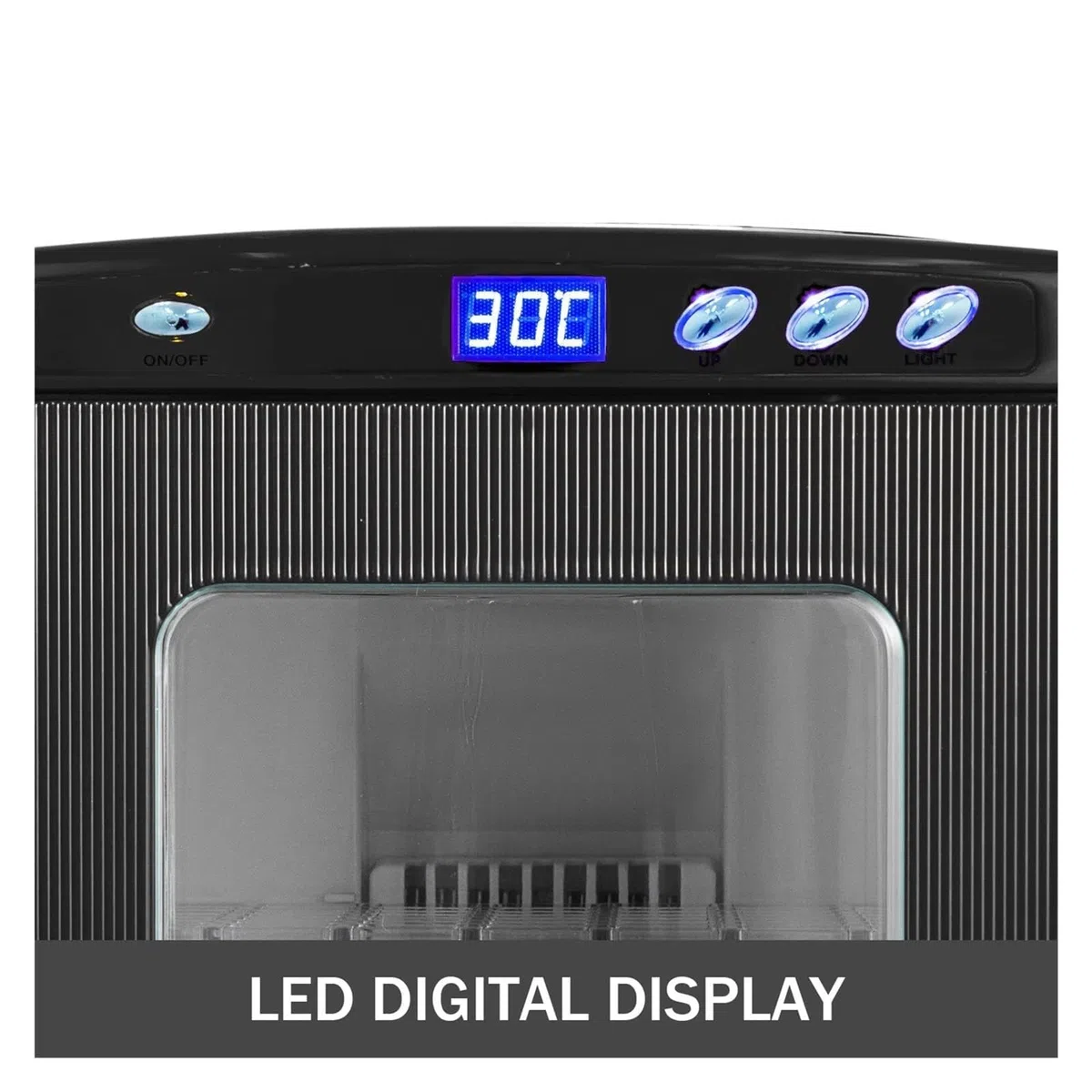 Incubadora de reptiles con termostato digital, control de temperatura ajustable para calefacción y refrigeración, ideal para camaleones, lagartijas y tortugas