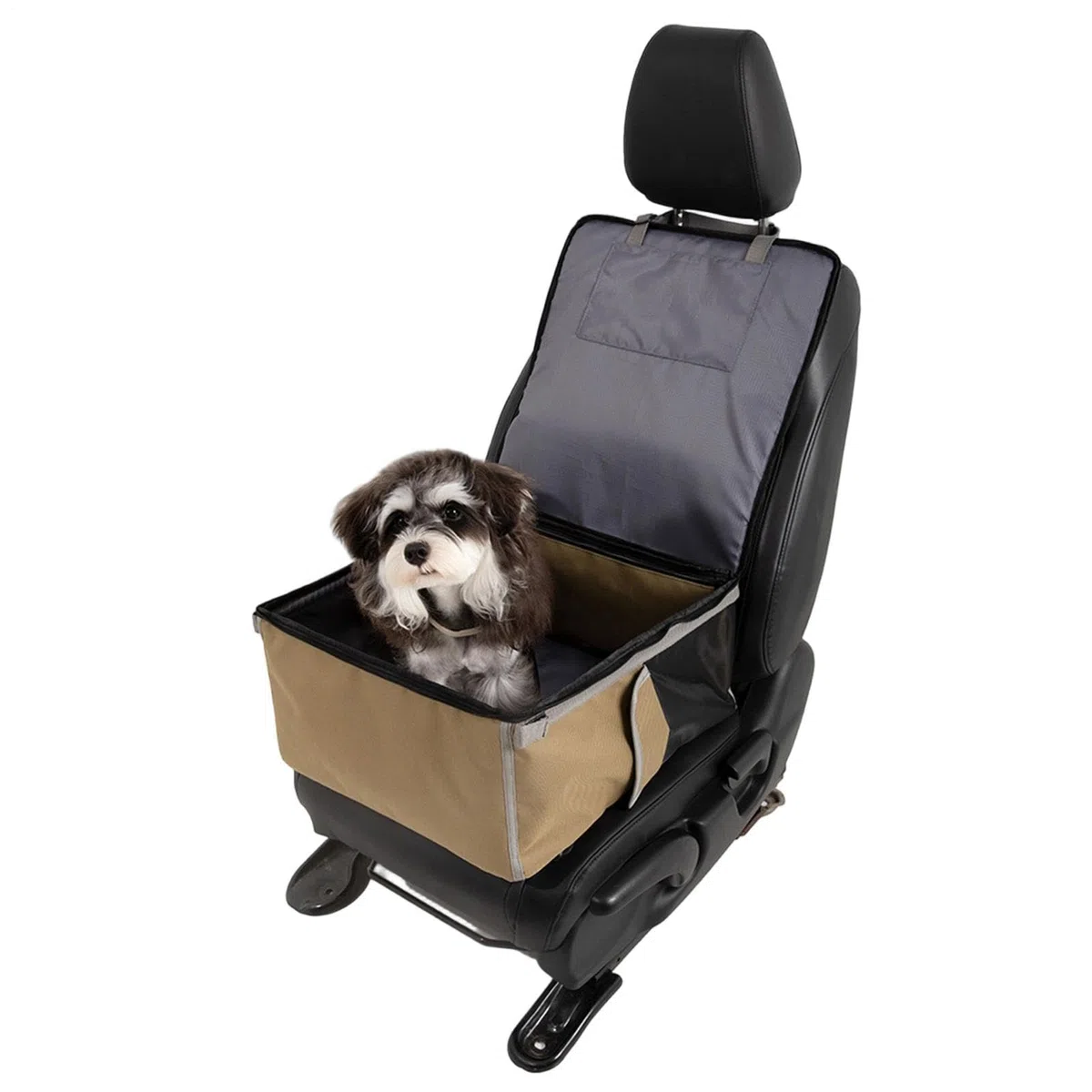 Asiento elevador para mascotas, cama de viaje portátil para coche, transportador de animales transpirable, salón de vehículo extraíble, organizador de seguridad compacto, solución de conducción para