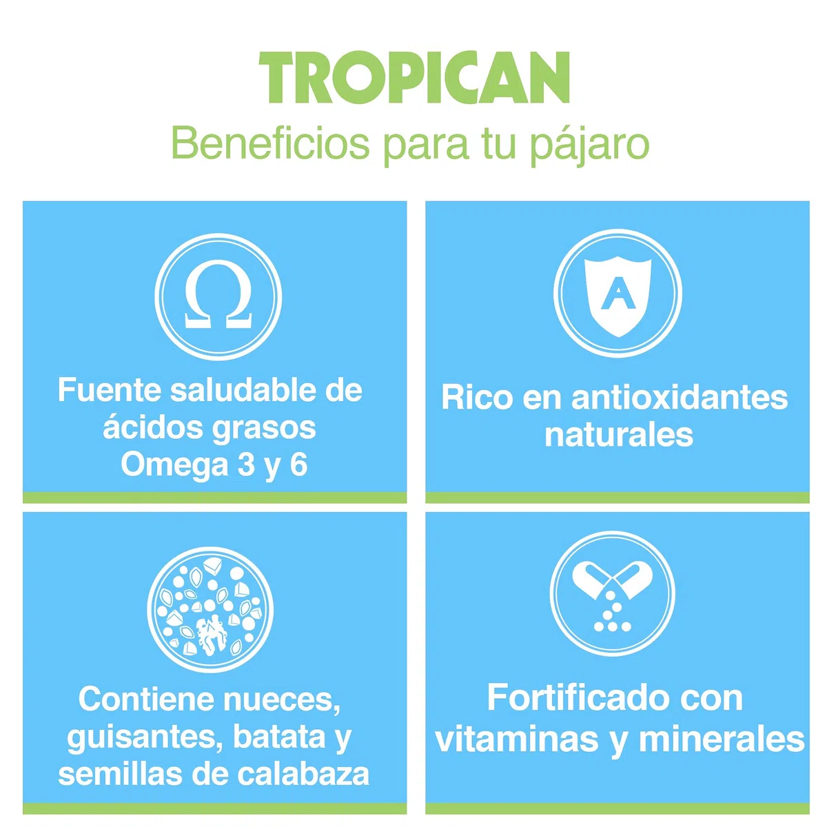 Tropican Alimento para Loros con Formula Alternativa - 1,8 kg