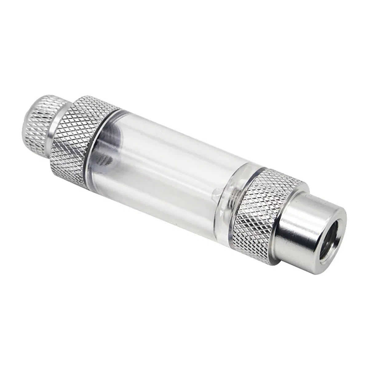 Contador de burbujas de CO2 for acuario, válvula de retención de doble cabezal, regulador de tanque de peces, kit de difusor, accesorios de bomba de aire de reactor (cabeza única)(Double head)