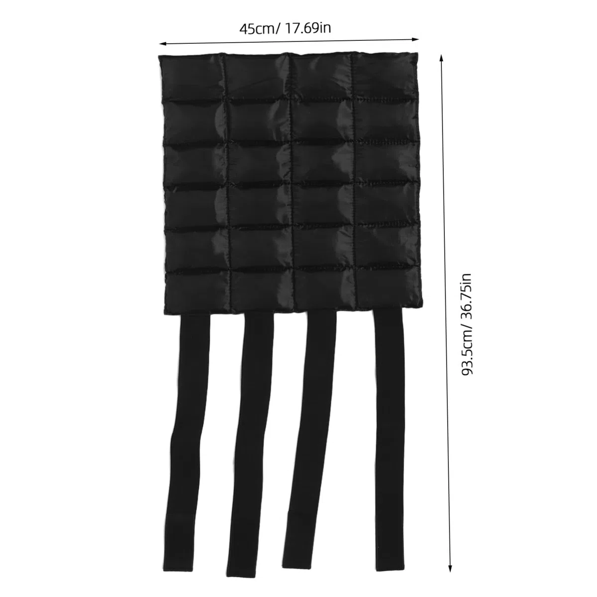 Operitacx Protector para Piernas de Caballo de Nylon Negro Ajuste Personalizado y Forma Ergonómica que Mantiene Frío Terapéutico, Resistente Abrasión para Entrenamiento Ecuestre y Establo