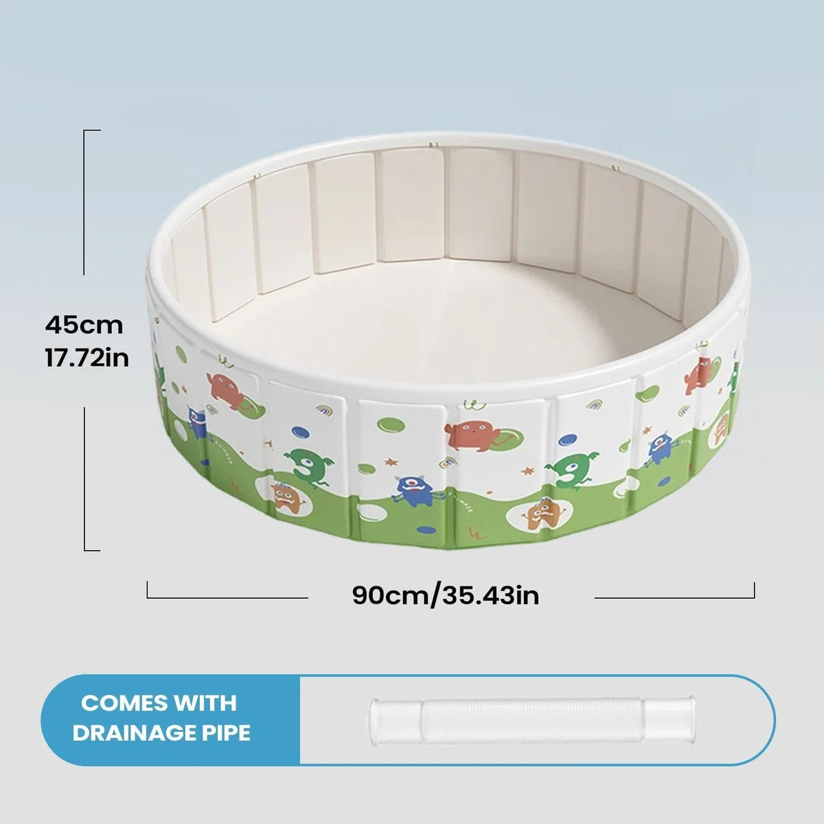 Piscina para Perros Piscina Plegable para Perros | Piscina Viajera Plegable para Mascotas para Patio Camping Playa Autocaravana Verano Hogar Apartamento Dueños Cachorros Niños