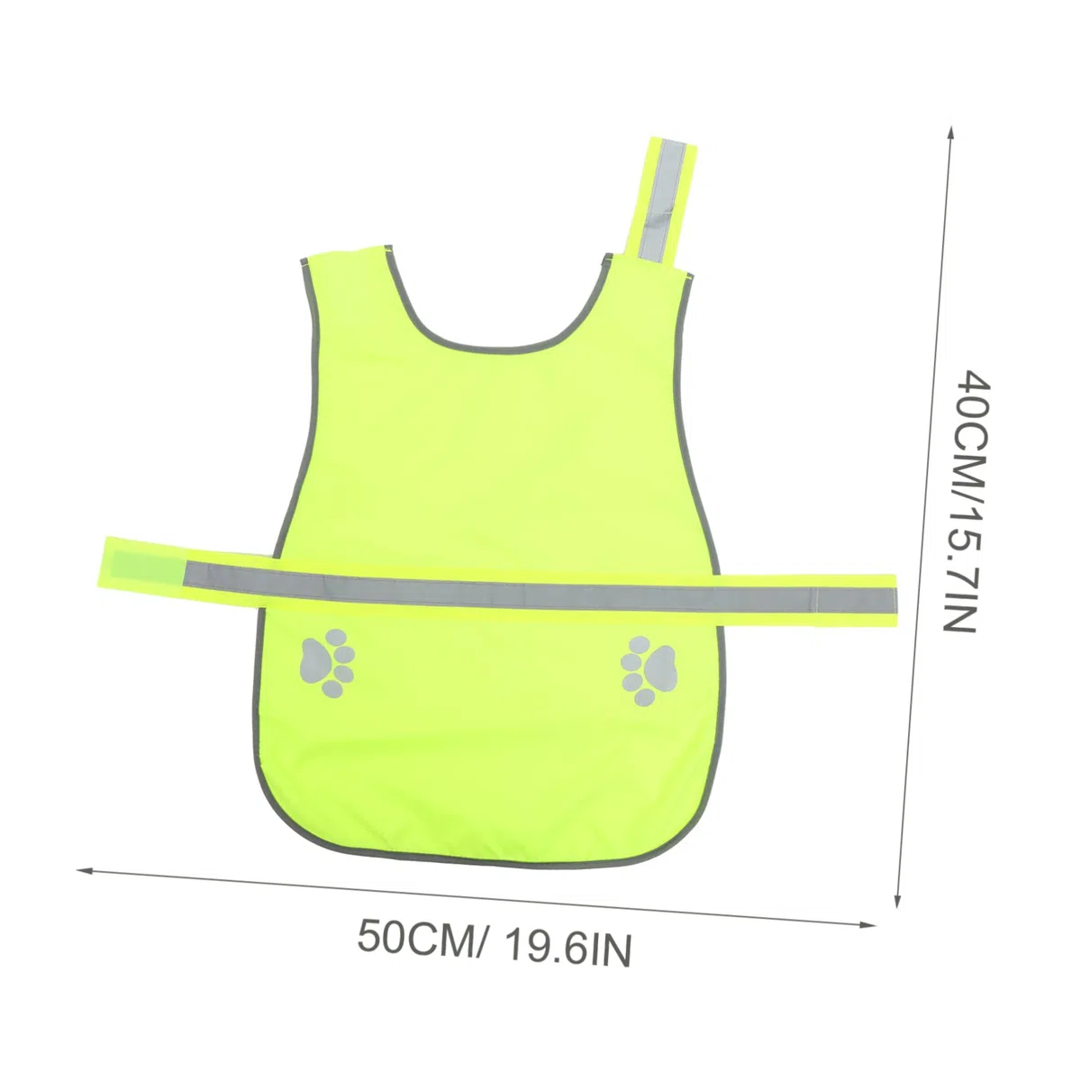 Sosoport 4piezas Chaleco Reflectante para Perros y Fluorescente Ropa De Alta Visibilidad para Mascotas para Actividades Nocturnas Aire Material Oxford