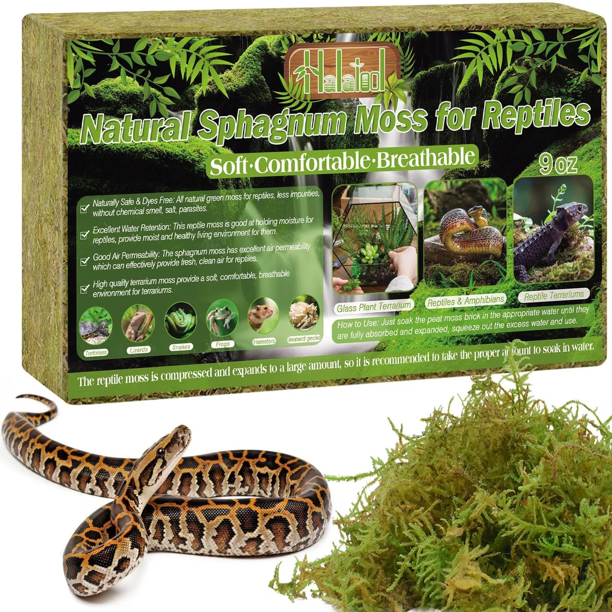 Halatool Musgo para reptiles (142 g)