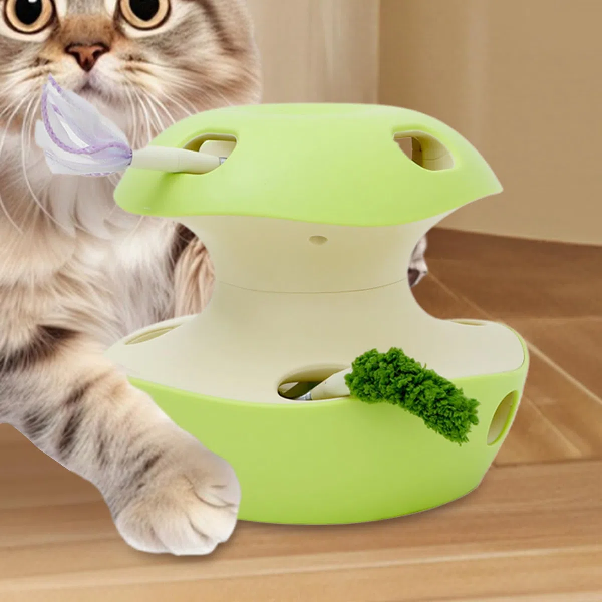 Juguetes Interactivos Para Gatos Juguetes Eléctricos Gatito Puzzle Juguetes | Juego de auto-juego para interior al aire libre alivio diario del estrés enriquecimiento espiritual