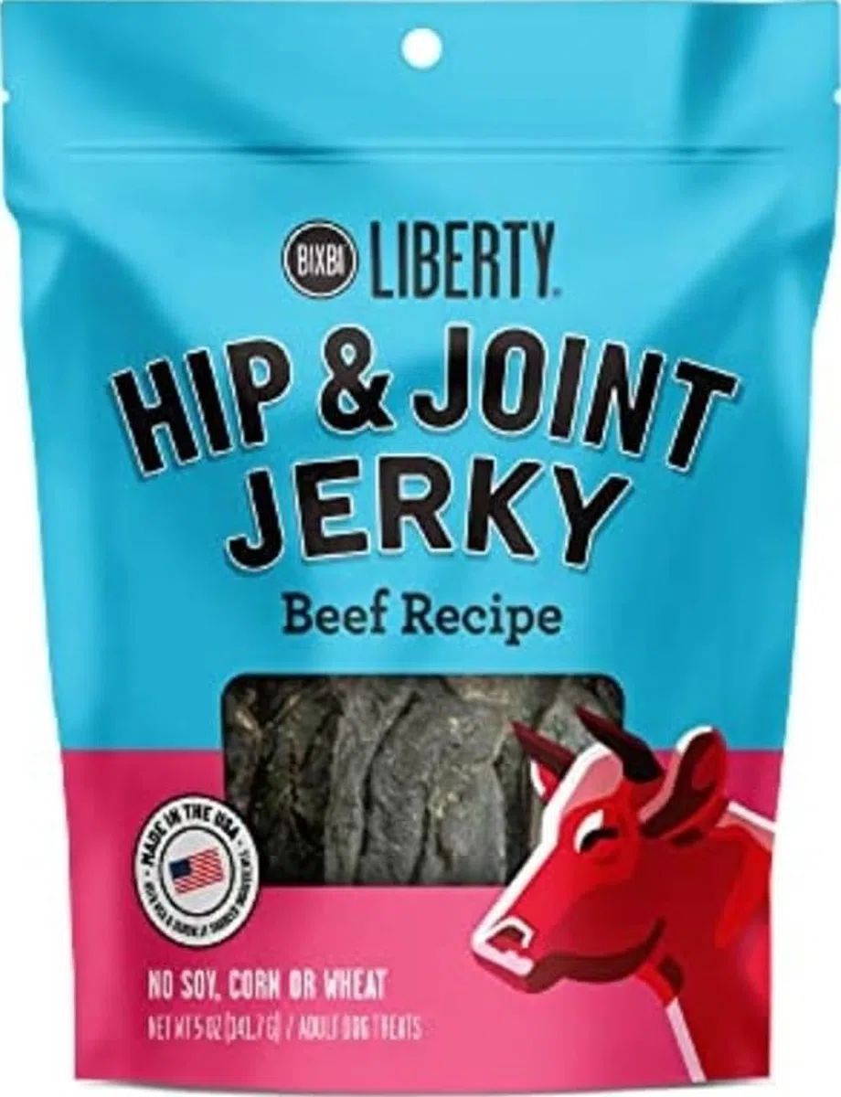 Buckley - Golosinas funcionales saludables para Perros de Cadera y articulaciones, Receta de Carne de Res, 5 onzas