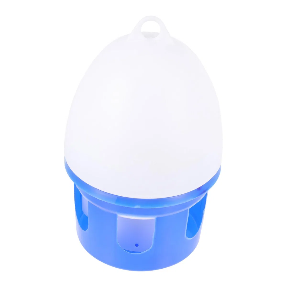 Bebedero Automático para Palomas y Pájaros, Recipiente Azul Redondo | Pvc Desmontable, Fácil de Limpiar, Formato Portátil, para Palomas y Loros