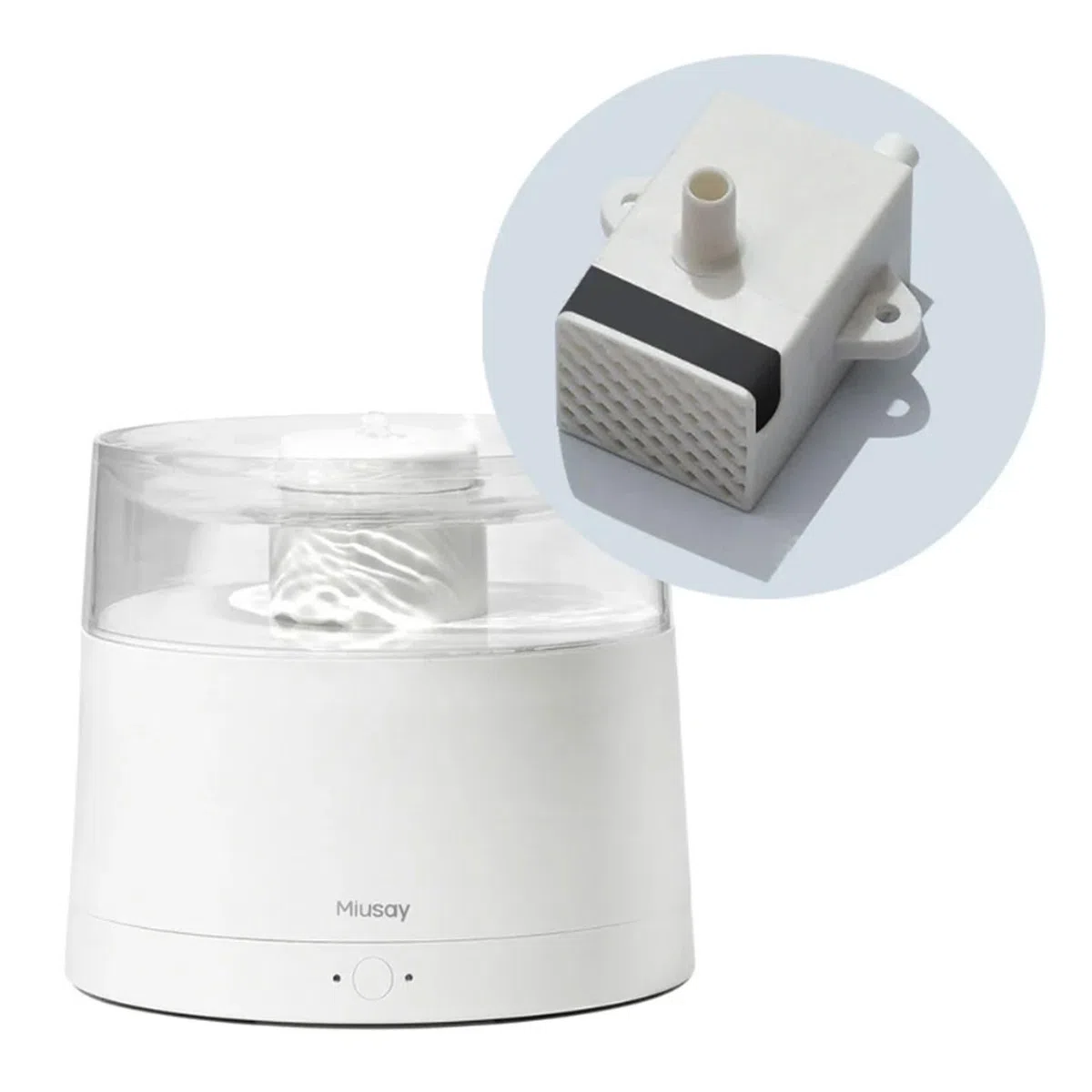 Bomba de Agua para Gato, Fuente de Agua, Accesorios de Motor de Repuesto para Bebedero esterilizador para gatos, dispensador de Agua