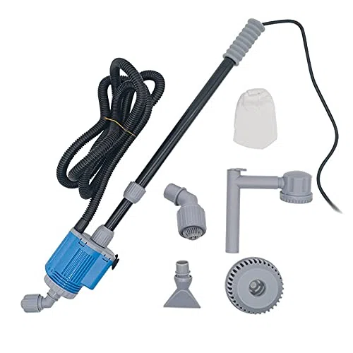 Limpiador Acuario Aquarium Water Cambiar Bomba 20 / 28W Pesca eléctrica Tanque de limpieza Herramienta de limpieza Vacuum Cambiador de agua Limpiador de grava Bomba de filtro de sifón Aspirador Acuari
